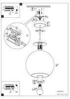 Eglo HanglampAlbaraccin Ø 27cm - 98523 - thumbnail
