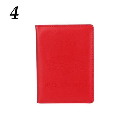 Russische PU lederen Cover drijvende License Card Credit houder portemonnee portemonnee