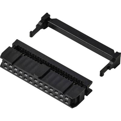 TRU COMPONENTS TC-13537816 Pinconnector Met trekonlasting Rastermaat: 2.54 mm Totaal aantal polen: 26 Aantal rijen: 2 1 stuk(s)