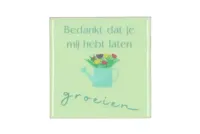 Tegeltje Groeien 10x10x1cm - thumbnail