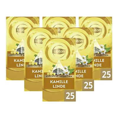 Thee Lipton Exclusive kamille linde 25x2gr | 6 stuks
