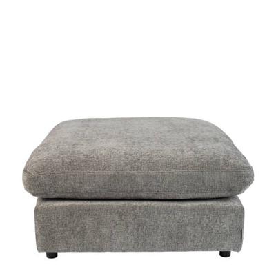 Zuiver Sense hocker Grey Soft Zuiver Sense hocker Grey Soft