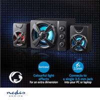 Gaming Speaker | Speaker-kanalen: 2.1 | USB Gevoed | 3,5 mm Male | 33 W | LED | Volumebediening - thumbnail