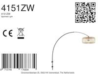Steinhauer Zwarte wandlampSparkled Light bamboe - 4151ZW - thumbnail