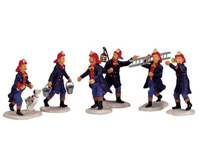 Kerstfiguur Fireman LEMAX - Lemax Kerstfiguur Fireman LEMAX - Lemax