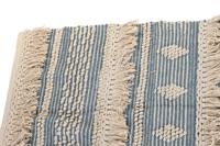 Tapijt DKD Home Decor 230 x 160 x 2 cm Blauw Katoen Wit Boho - thumbnail