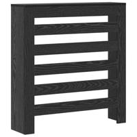 VidaXL Radiatorafdekking zwart eiken 78 x 20 x 82 cm bewerkt hout - thumbnail
