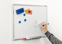 Dahle Whiteboard Basic Board 96152 (b x h) 1200 mm x 900 mm Wit Gelakt Horizontaal- of verticaalformaat, Incl. opbergbakje - thumbnail