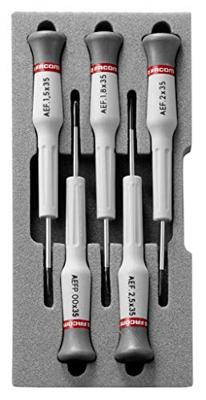 Set van 5 microtech-precisieschroevendraaiers - FACOM - AEF.J1PB