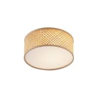 QAZQA Oosterse plafondlamp bamboe naturel 30cm - Tremmo - thumbnail