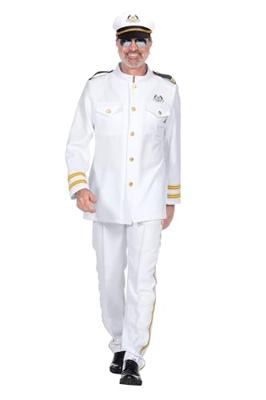 Luxe navy officier kostuum