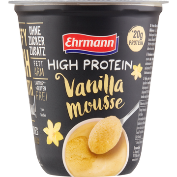 Ehrmann High Protein Vanilla Mousse 200 g bij Jumbo Ehrmann High Protein Vanilla Mousse 200 g bij Jumbo