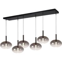 Masterlight 6L hanglamp Ø24cmLido Onion met smoke-fading glas - 2861-05-05-130-25-63 - thumbnail