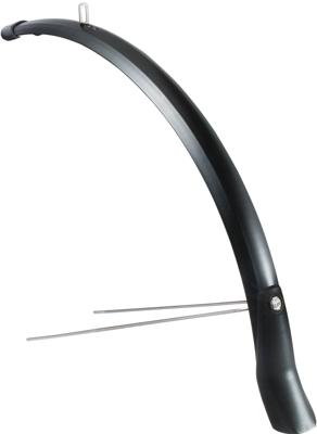 Eurofender Snello Voorspatbord PVC 28 Inch 51 mm Matzwart Eurofender Snello Voorspatbord PVC 28 Inch 51 mm Matzwart