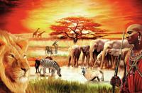Puzzel 3000 stuks Massai Pride - thumbnail