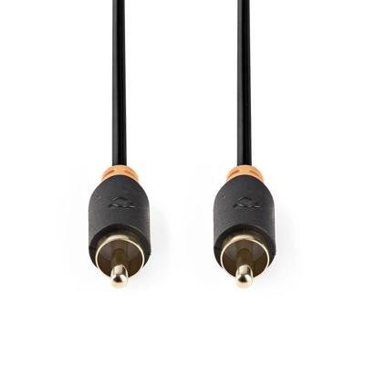 Digitale Audiokabel | RCA male - RCA male | 1,0 m | Antraciet