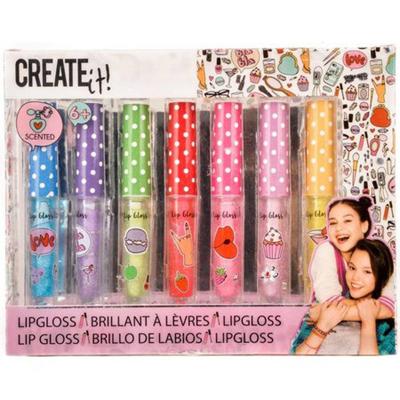 Create It ! beauty lipgloss geur & glitter, 7st.