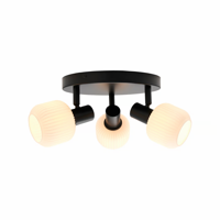 Nordlux 3-lichts plafondlampMilford zwart - 2412606003 - thumbnail
