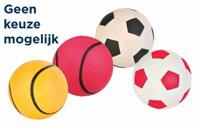 TRIXIE DRIJVENDE SCHUIMRUBBER BAL ASSORTI 5,5X5,5X5,5 CM 4 ST - thumbnail