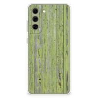 Samsung Galaxy S21FE | Bumper Hoesje | Green Wood - thumbnail