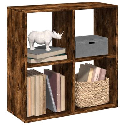 Kamerscherm / boekenkast 69,5x29x69,5 cm hout gerookt eiken