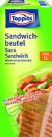 Toppits Lunchzakjes Hersluitbaar 1L 50 Stuks - thumbnail
