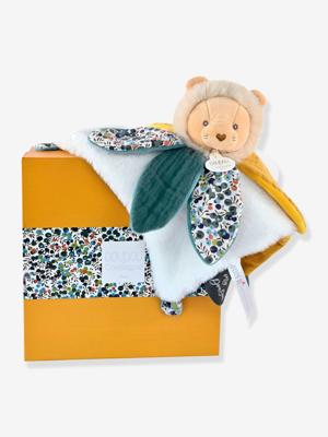 Knuffel bloemblaadje 27cm boh'aim - DOUDOU ET COMPAGNIE geel