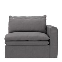 Rivièra Maison Modulaire Bank 'Continental' Corner Rechts, Oxford Weave, kleur Steel Grey - thumbnail