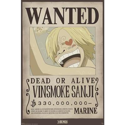 Poster One Piece - Wanted Sanji 61x91,5cm