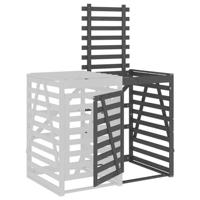 VidaXL Containerberging verlengstuk massief grenenhout grijs - thumbnail
