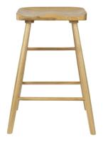 ZILT Barstoel 'Marky' Eikenhout, kleur Naturel (zithoogte 64cm) - thumbnail