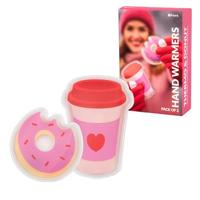 Koffie en donut handverwarmers (set van 2) - thumbnail