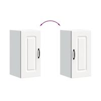 Keukenwandkast Kalmar bewerkt hout wit - thumbnail