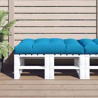 VidaXL Palletkussen 120x80x12 cm stof blauw - thumbnail