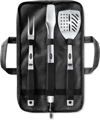 Boretti BBQ Accessoires Set (3-delig) - tang, spatel & vork + opbergtas