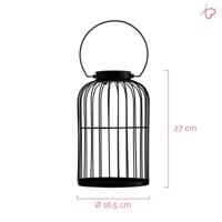 Solar LED Tafellampen op zonne-energie met sensor - Automatisch aan/uit - Zwart - thumbnail