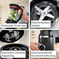 BOSCH MMB6652B Serie 6 VitaPower Blender - Zwart - thumbnail