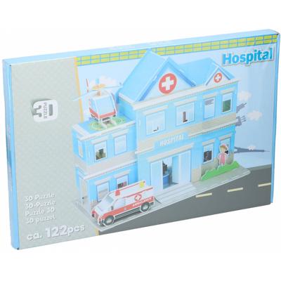 TOM 3D puzzel ziekenhuis foam 122 stukjes