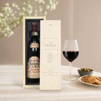 Wijn in gegraveerde kist - Farina Amarone della Valpolicella - thumbnail
