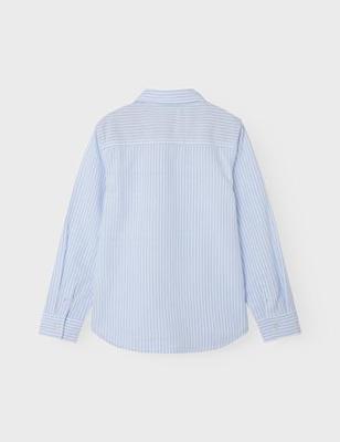 Jongenskleding blauw, gestreept