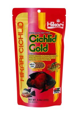 Cichlid Gold Mini 250 Gr vissenvoer Hikari - Hikari Cichlid Gold Mini 250 Gr vissenvoer Hikari - Hikari