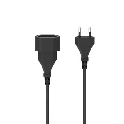 Hama Verlengkabel met Euro-stekker, voor binnen, 5 m Desktop accessoire Zwart
