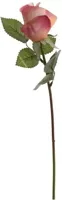 Pure Royal kunsttak roos 39cm mauve - thumbnail