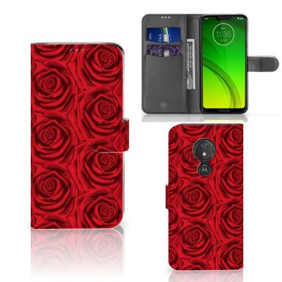 Motorola Moto G7 Power Hoesje Red Roses