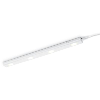 LED Keukenkastverlichting 4W - Koppelbaar - Warm Wit 3000K - Mat Wit