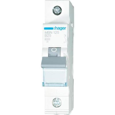 Hager MBN125 Zekeringautomaat 1-polig 25 A