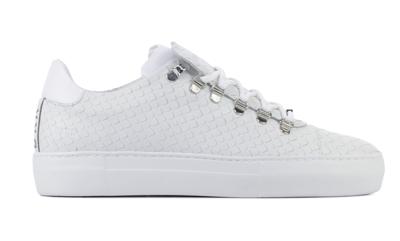 Nubikk leren sneakers Jagger Python wit Nubikk leren sneakers Jagger Python wit