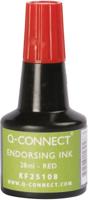 Q-CONNECT stempelinkt, flesje van 28 ml, rood - thumbnail