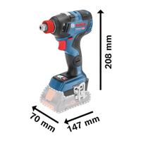 Bosch Professional GDX 18V-200+GSR 06019J2207 Accu-draaislagmoeraanzetter, Accu-schroefboormachine - thumbnail