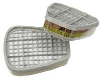 3M Gase-/Dämpfefilter A1 + Formaldehyd Gasfilter 8 stuk(s) EN 143 DIN 143 - thumbnail